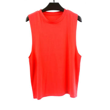 Ladies Rose Red Knitted Vest